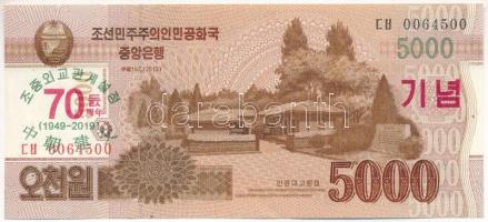 Észak-Korea 2019. 5000W &quot;A KNDK és Kína diplomáciai kapcsolatának 70. évfordulója&quot; emlékkiadás T:UNC North Korea 2015. 5000 Won 70th anniversary of Establishment of Diplomatic Relations between China and the DPRK&quot; commemorative note C:UNC Krause P#CS25a