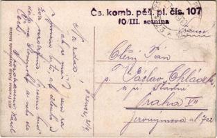 1919 Szenc, Szempcz, Senec; Molnár Albert utca, Lapos János üzlete. Friedman Farkas kiadása / street...