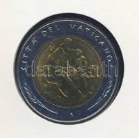 Vatikán 1982. 500L II. János Pál pápa érmés, bélyeges borítékon, alkalmi bélyegzővel T:1 Ismertetőve...