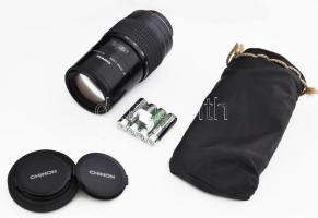 Chinon CP-9AF fényképezőgép, objektívvel, vakuval, elemmel, táskában