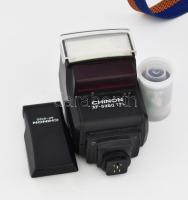 Chinon CP-9AF fényképezőgép, objektívvel, vakuval, elemmel, táskában