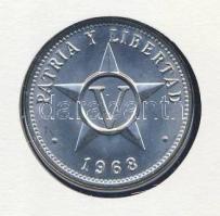 Kuba 1968. 5c érmés, bélyeges borítékon, alkalmi bélyegzővel T:1 Ismertetővel!