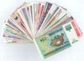 35db-os vegyes külföldi bankjegytétel, közte Moldova, Burundi, Dnyeszter-menti Köztársaság, Kambodzs...