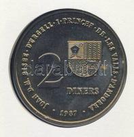 Andorra 1987. 2D "Téli és nyári olimpiák" érmés, bélyeges borítékon spanyol bélyeggel és a...