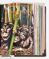 1973-1977 Vintage - The International Netsuke collectors society journal 4 évfolyam egybe kötve gyűr...
