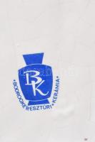 Bodrogkeresztúri fonatos mintás kínáló, jelzett, kis kopással d: 25,5 cm