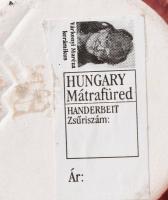 Várkonyi Maréza ékszertartó, jelzett, kis kopással, m: 10,5 cm