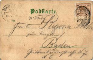 1899 (Vorläufer) Ueberneugierig. Künstler-Postkarte der Meggendorfer Blätter Nr. 4. litho s: F. Reis...