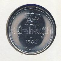 Luxemburg 1980. 10F érmés, bélyeges borítékon T:1 Ismertetővel!