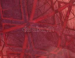 A Cheng Yan Heung (-): Ciel aprés ciel, 1992. Szitanyomat, papír, jelzett, számozott (2/30). Üvegeze...