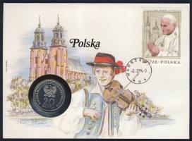 Lengyelország 1979. 20Zl próba "Egészségcentrum" érmés, bélyeges borítékon T:BU Ismertetővel!