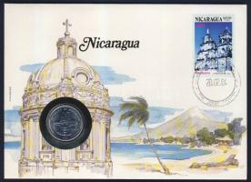Nicaragua 1983. 50c érmés, bélyeges borítékon T:1 Ismertetővel!