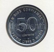 Nicaragua 1983. 50c érmés, bélyeges borítékon T:1 Ismertetővel!