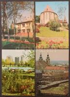 Kb. 103 db MODERN magyar város képeslap vegyes minőségben / Cca. 103 modern Hungarian town-view postcards