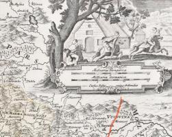 cca 1720 Nürnberg, Homann, Johann Baptist: Regni Hungariae Tabula Generalis. Magyarország térképe a ...