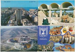 40 db MODERN postatiszta izraeli képeslap / 40 modern unused Israeli postcards