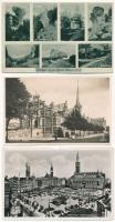 42 db RÉGI külföldi város képeslap vegyes minőségben / 42 pre-1945 European and other town-view postcards