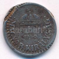 1940. 2f Fe technológiai hibás veret (eltolódott rovátkázás) T:VF ü.
Adamo P2.2