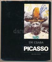 Sík Csaba: Picasso - 58 oldalas könyv, Helikon Kiadó, 1985. + 16 db modern képeslap