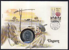 1980. 10Ft érmés, bélyeges borítékon T:1 Ismertetővel!