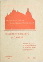 Rerrich Béla: A reneszánsz és a modern kert művészete. Az Orsz. Magyar Iparművészeti Múzeum ismeretterjesztő előadásai. Bp., 1909, Franklin-ny., 54 p. Kiadói papírkötés, szétváló fűzéssel, a könyvtesttől különvált borítóval, ceruzás bejegyzésekkel és rajzokkal.