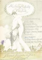 cca 1910 Kottagyűjtemény dekoratív illusztrált borítókkal sérült kötésben