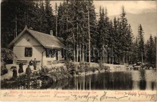 1910 Tátra, Magas-Tátra, Vysoké Tatry; Miklós-tó a Csorba-tó mellett / Nikolaus-See beim Csorba-See / lake (EK)