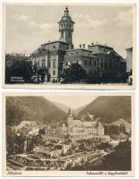 22 db RÉGI magyar város képeslap vegyes minőségben / 22 pre-1945 Hungarian town-view postcards in mi...
