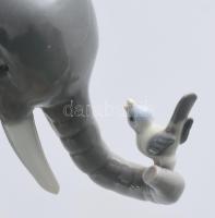 Metzler & Ortloff elefánt, jelzett, hibátlan 10x8 cm