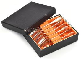 Christoffle 6 db mokkás kanál. Jelzett, dobozában