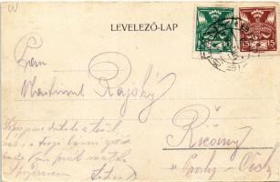 Pöstyén, Pistyan, Piestany; Zöldfa szálló / Hotel Pension Grüner Baum / spa hotel. Art Nouveau (EK)