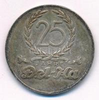 Ausztria 1933. "Del-Ka 25 éves Jubileum" jelzett Ag emlékérem (16,5g/0.800/35mm) T:XF pati...