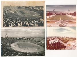 5 db MODERN sport motívum képeslap: Népstadion / 5 modern sport motive postcards: People's Stad...