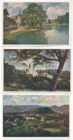 Graz - 6 pre-1945 unused postcards