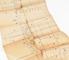cca 1930-1940 Volckmanns Baupläne flugfähiger Flugmodelle. 6. Bauplan: Reiseflugzeug Fieseler Fi 97....