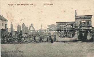 Jewish street damaged during WWI in Kalisz (fl)