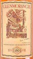 1993 The Glenmorangie Single Highland Malt Scotch Whisky 10 years old, kissé foltos díszdobozzal, 15...