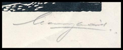 Menyhárt József (1901-1976): Olvasó lány. Fametszet, papír, jelzett, lapszéli kisebb szakadásokkal, ...