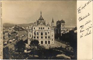 1899 (Vorläufer) Kassa, Kosice; színház. Letzter S. és társa felvétele / theatre. photo