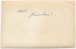 1955 Nászúton / Vintage automboile. photo (non PC) (EB)