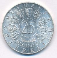 Ausztria 1963. 25Sch Ag "300 éve született Savoyai Jenő herceg" T:AU 
Austria 1963. 25 Sc...