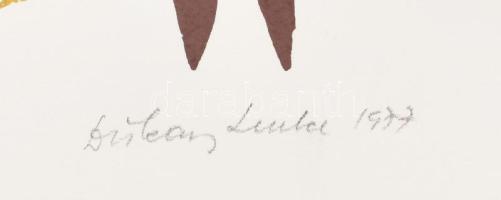 Diskay Lenke (1924-1980): Töredékek I, 1977. Szitanyomat, papír, jelzett. Az 1977-ben megjelent Ady-...