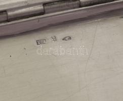 Ezüst (Ag) cigarettatárca jelzett 154 g 9x8 cm