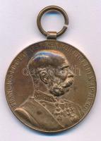 1898. &quot;Jubileumi Emlékérem a Fegyveres Erő Számára / Signum memoriae (AVSTR)&quot; bronz kitüntetés mellszalag nélkül T:XF Hungary 1898. &quot;Commemorative Jubilee Medal for the Armed Forces&quot; bronze decoration without ribbon C:XF  NMK 249.