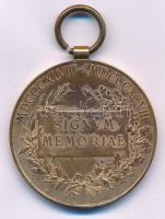1898. "Jubileumi Emlékérem a Fegyveres Erő Számára / Signum memoriae (AVSTR)" bronz kitünt...