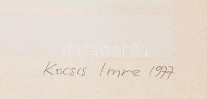 Kocsis Imre (1940-2015): Páris, az én Bakonyom, 1977. Szitanyomat, papír, jelzett. Az 1977-ben megje...