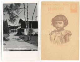 10 db régi bolgár város képeslap / 10 pre-1945 Bulgarian town-view postcards