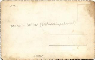 Gyetva, Detva; Besztercebányai kerület utca részlet, üzlet / street view, shop, photo (fl)