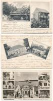 18 db régi magyar város képeslap / 18 pre-1945 Hungarian town-view postcards