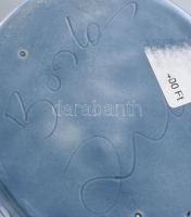 Borbás Irma Katalin: Halas váza. Kopásokkal, jelzett, m: 20,5 cm